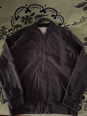 Goodthreads Men's Black Zip-Up Sweatshirt Jacket